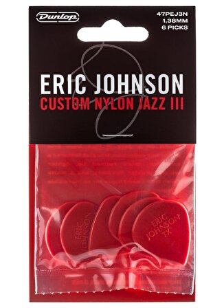Jim Dunlop 47PEJ3N Gitar Penası 6 Adet Eric Johnson Jazz III