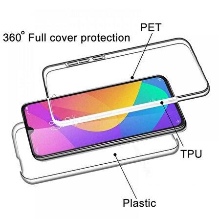 Smcase Samsung Galaxy S10 Plus Kılıf Ön Arka 360 Silikon