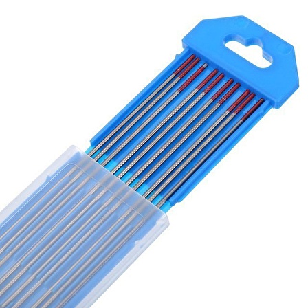 Kırmızı Tungsten Elektrod Argon İğnesi 2.4x175 MM - 10 Adet