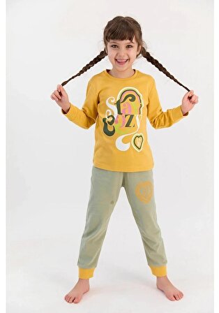 U.S Polo Assn Kız Çocuk Uzun Kollu Pamuklu Pijama Takım 966