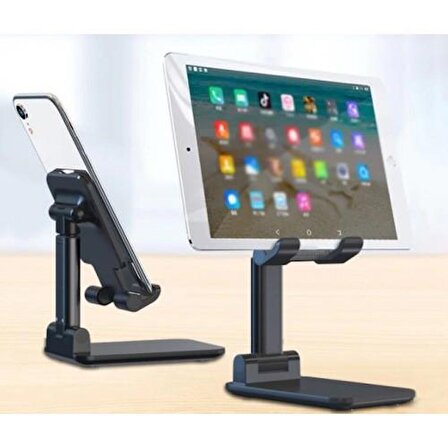 3B Trend Masaüstü Tablet ve Telefon Tutucu Stand Taşınabilir Katlanabilir Ayarlanabilir Yükseklik