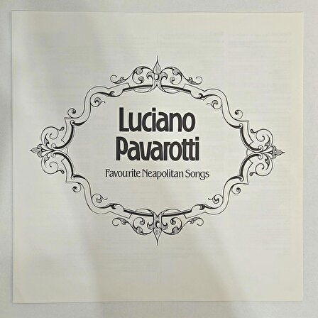 Pavarotti - O Sole Mio (1979 Almanya, Yüksek Kondüsyon)