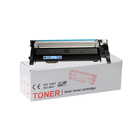 Hp 4ZB94A-HP 117A Uyumlu Mavi Muadil Toner Chipsiz 