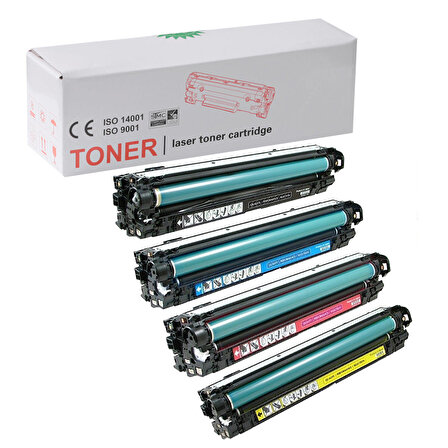 Hp LaserJet Pro 500 Color MFP M570dn-M570dw- 507A Muadil Toner 4Renk 