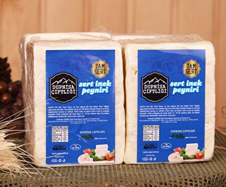 Dupnisa Çiftliği 3kg Vakumlu Tam Sert İnek Peyniri