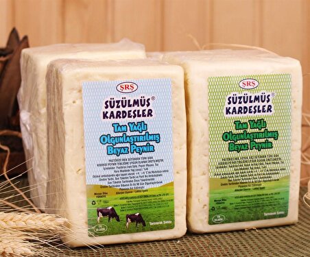 Süzülmüş Kardeşler İnek-Paçal Vakumlu Peynir Paketi 3kg