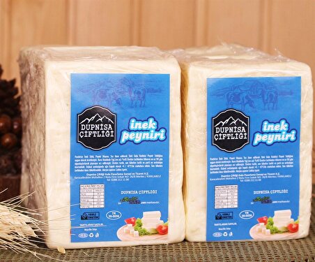 Dupnisa Çiftliği 3kg Vakumlu Beyaz İnek Peyniri