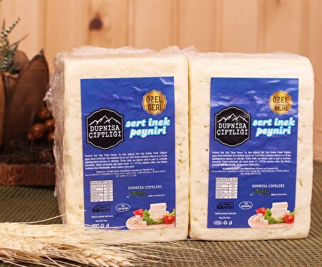 Dupnisa Çiftliği Özel Seri Vakumlu 3kg Sert İnek Peyniri