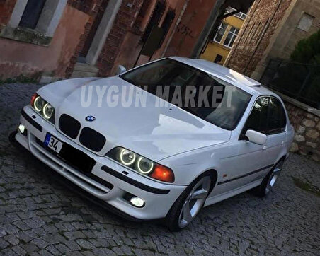 BMW E39 Angel Halka Seti Beyaz 4 Adet , e39 beyaz far içi halka , bmw cotton angel , e39 angel seti