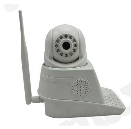 LiveA4tech Ekranlı IP Kamera Sesli Bebek Kamerası Beyaz