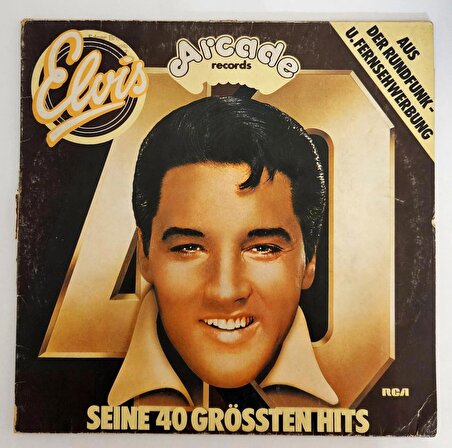 Elvis Presley- Seine 40 Grössten Hits (2 Plak, 40 Şarkı, Almanya Baskı)