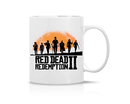 Red dead redemption 2 baskılı kupa bardak