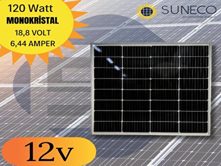 120w Half-cut Watt Monokristal Solar Güneş Paneli A Sınıf 12volt Kamp 100