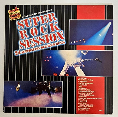 Various - Super Rock Session (2 Plak, 24 Seçme Şarkı, Açılır Kapak)