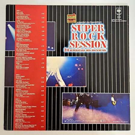 Various - Super Rock Session (2 Plak, 24 Seçme Şarkı, Açılır Kapak)
