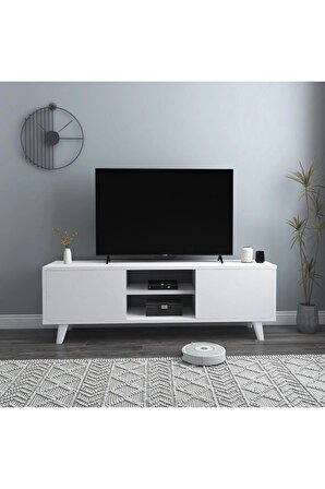 Tv Sehpası & Tv Ünitesi Beyaz 120 cm