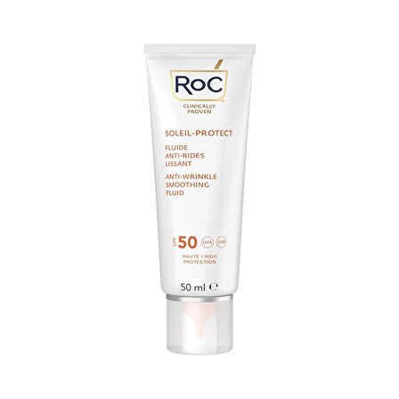 Roc Soleil-Protect Anti-Wrinkle Kırışıklık Karşıtı Likit Güneş Kremi 50 Faktör 50ML