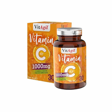 Vitagil Vitaminc C 1000 Mg 30 Tablet