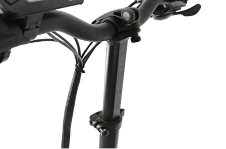 Alba Fold X Premium Katlanır Elektirkli Bisiklet Gümüş