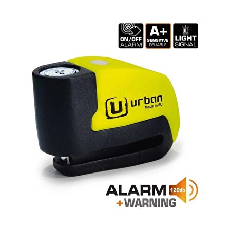 Urban Security Alarmlı Motosiklet Disk Kilidi Ur6 / 6mm Pim