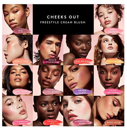 Fenty Beauty Cheeks Out Freestyle Cream Peach Face - Allık
