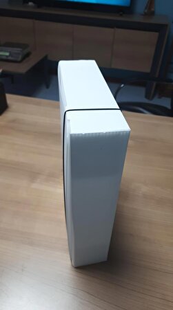 Bereks – 10 Adet Proje / Arşiv Kutusu Plastik Lastikli Dar 24 X 32 X 9,5 cm Beyaz