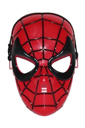 Çocuk Siyah Kırmızı Örümcek Adam Spiderman Parti Oyuncak Maskesi Smyrna