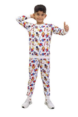 Erkek Çocuk Oyun Karakterli Pijama Takımı