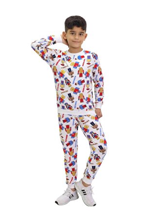 Erkek Çocuk Oyun Karakterli Pijama Takımı