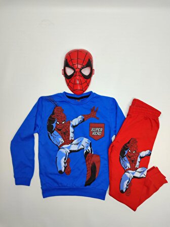 Erkek Çocuk Spiderman Baskılı İkili Takım 