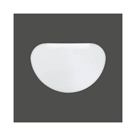 Beyaz Oval Plastik Hamur Kazıyıcı 10x15,5 cm( 3,LÜ)