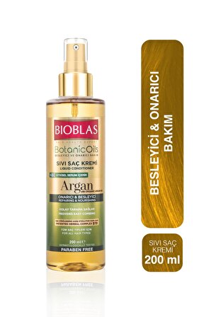 Bioblas Sıvı Saç Kremi 200 Ml Argan Yağlı 2 Adet