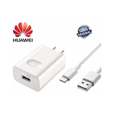 Huawei Quick Charge Type-C 18 Watt Hızlı Şarj Aleti Beyaz