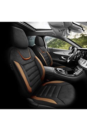 Iconic Design Universal Seat Covers Black-tan