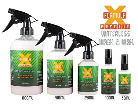 FormulaX Waterless Wash & Wax Susuz Yıkama & Cila / Araç Temizleyici Sprey (250 ml)