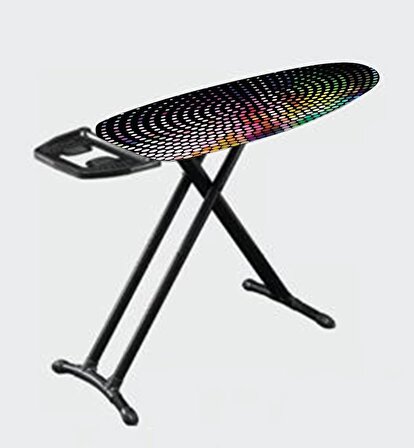Xxl Luxury Colorfull Step Ütü Masası Bezi Örtüsü Kılıfı (57X162CM)