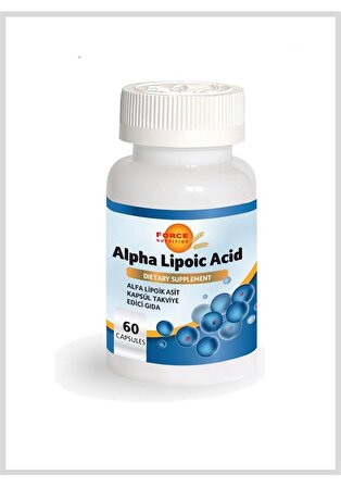 Force Nutrition Alpha Lipoic Acid 60 Kapsül Skt Eylül 2024