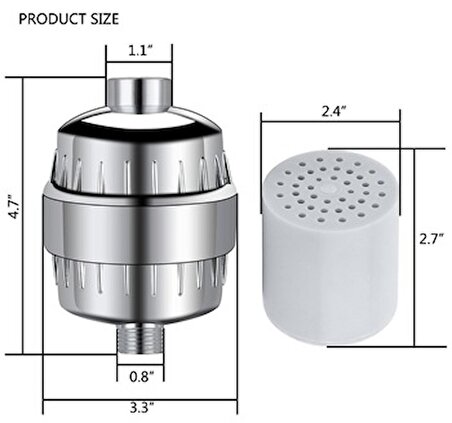 Mak Supply Plus Duş Filtresinin Yedek Kartuşu