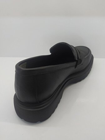 rego 1552 siyah hakiki deri erkek ayakkabı