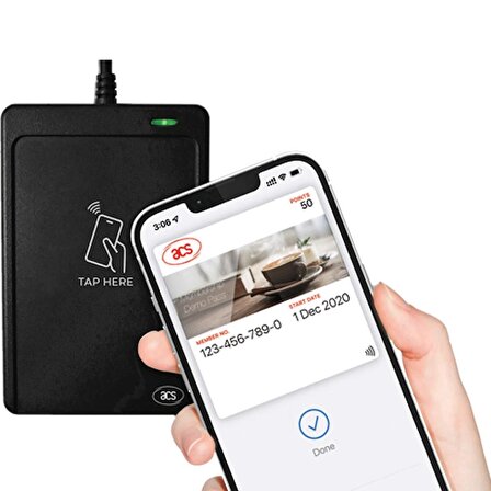 ACR1252U-MW (WalletMate) Mobile Wallet NFC Reader (Apple VAS & Google Smart Tap Certified)