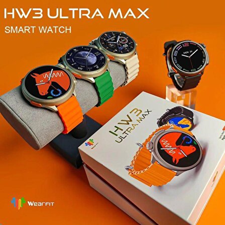 Hw3 Ultra Max Yuvarlak Kasa Tasarım Akıllı Saat