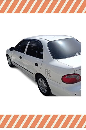 Hyundai accent yumurta kasa 1995-2000 modellerine özel 4’lü mügen tip cam rüzgarlığı
