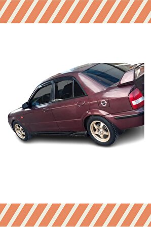 Mazda 323 sedan 1999-2003 modellerine özel 4’lü mügen tip cam rüzgarlığı