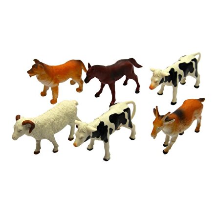 Küçük Boy Çiftlik Hayvanları Seti (6 inç)