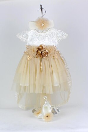 Kız Bebek Kuyruklu Mevlüt Elbise Seti