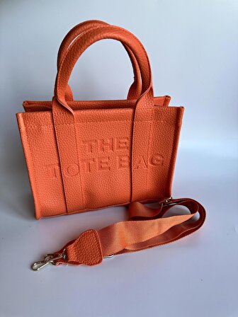 Kadın omuz çantası totebag turuncu