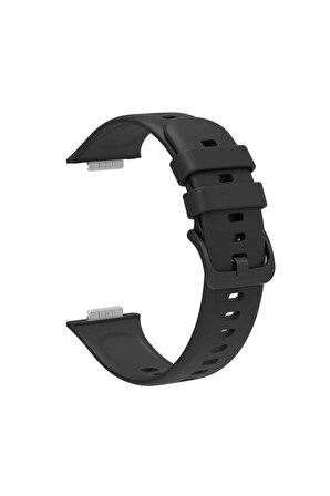 Huawei Watch Fit 2 için Silikon Kordon-43 Siyah