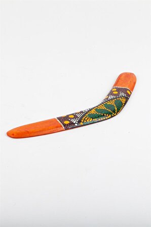 Ahşap Bumerang Batikli 40 cm