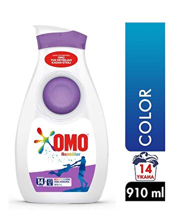 Omo Renk Koruma Renkliler için Sıvı Deterjan 26 Yıkama 910 ml