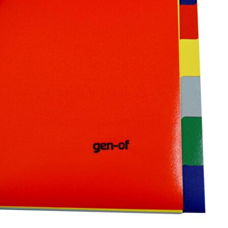 Gen-Of Ayraç Seperatör 10 Renk 3 Adet (GEN-1302)